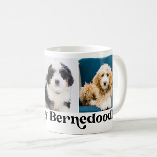 Mug Mignon Je J'aime Mon Bernedoodle 3 modèle de photo