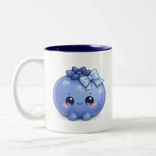 Mug Mignon Kawaii Myrtille Café de Fruit Adorabl
