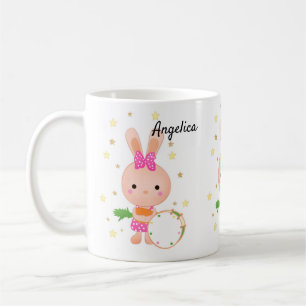 Mug Mignon, Lapin, pagaie, anniversaire, salutation, i