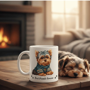 Mug Mignon Yorkshire Terrier Meilleurs Amis Pour Toujo