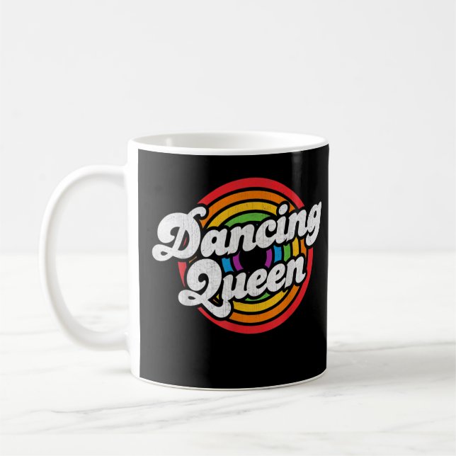 Mug Mignonne Dancing Queen Roller Disco les années 70  (Gauche)