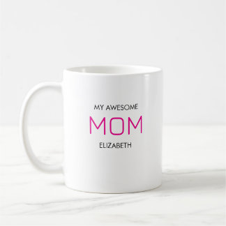 Mug Mignonne, élégante et étonnante maman blanche