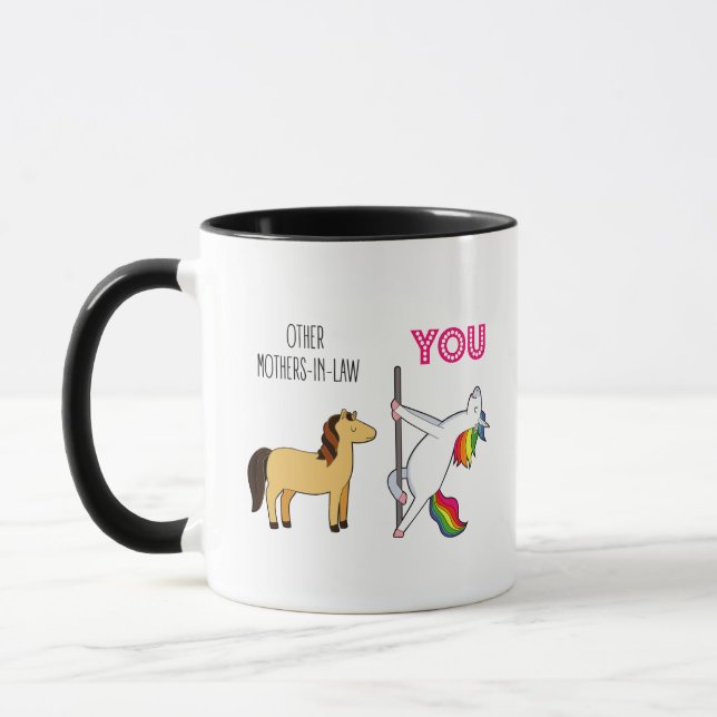 Mug Mignonne Faveur De Mariage Pour Mère En Droit, Drô (Gauche)