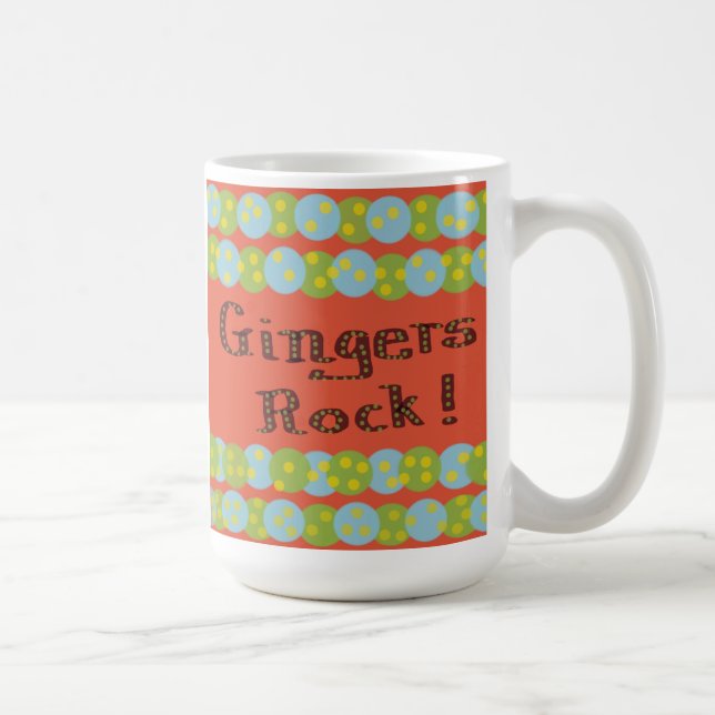 Mug mignonne "Gingers Rock" (Droite)