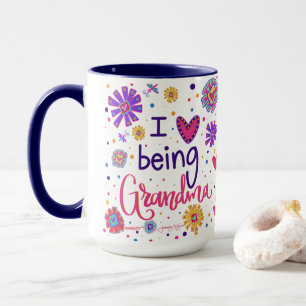 Mug Mignonne J'Aime Être Grand-Mère Inspirivity Café M