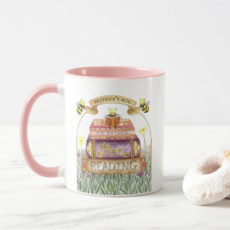 Mug Mignonne Je préférerais lire le ver de livre Anniv