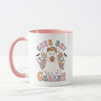 Mug Mignonne Mais Déplaisante Ghost Retro Halloween