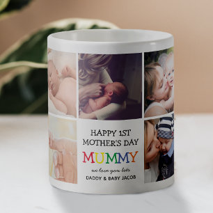 Mug Mignonne maman de la fête des mères   Collage de p