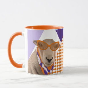 Mug Mignonne Mouton Avec Lunettes