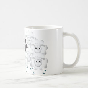 Mug Mignonne mouton noir de la famille