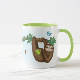 Mug Mignonne paresse 'réveillez-moi quand il est temps
