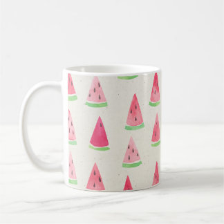 Mug Mignonne pastèque : motif d'aquarelle transparente