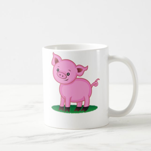 Mug Mignonne petite cochon (Droite)