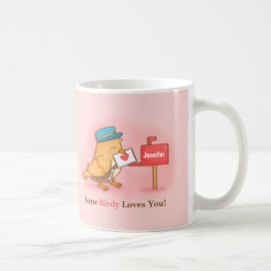 Mug Mignonne Postman Un Birdy Vous Aime Pun Personnali
