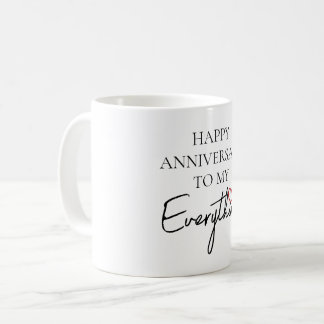 Mug Mignonne Romantique Joyeux Anniversaire Mon Tout