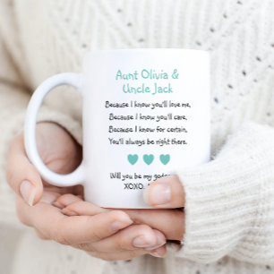 Mug Mignonne Seras-Tu Mes Parents Poème Photo