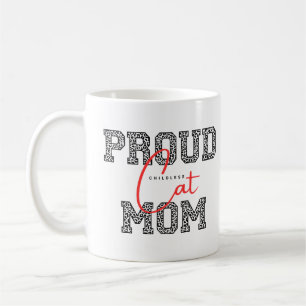 Mug Mignonne simple design chat maman