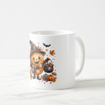 Mignonne Sorcière Citrouille Kawaii Halloween Aqua