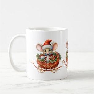 Mug Mignonne souris de la souris de Noël