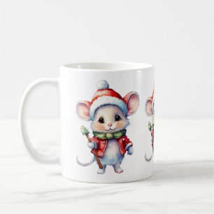 Mug Mignonne souris de la souris de Noël