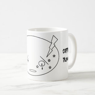 Mug Migraine Attaque face de Plein visage dans la doul