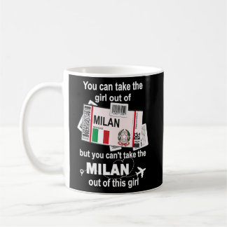 Mug Milan Boarding Pass Milan Girl Milan