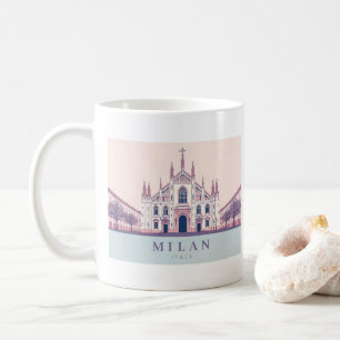 Mug Milan Italie Duomo di Milano Pastel Travel