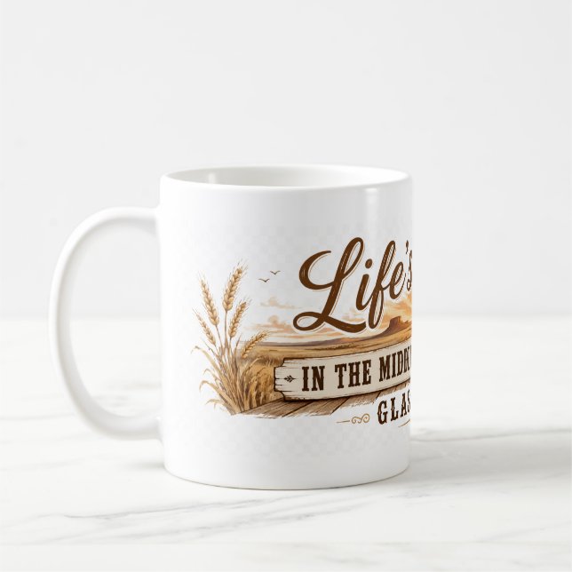 Mug Milieu de nulle part Glasgow Montana (Gauche)