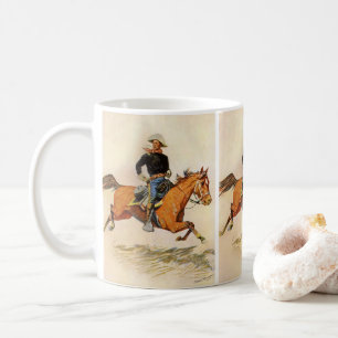 Mug Militaire vintage, un officier de cavalerie par Re
