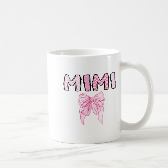 Mug Mimi Birthday Girl Matching Coquette Nk Bow  (Droite)