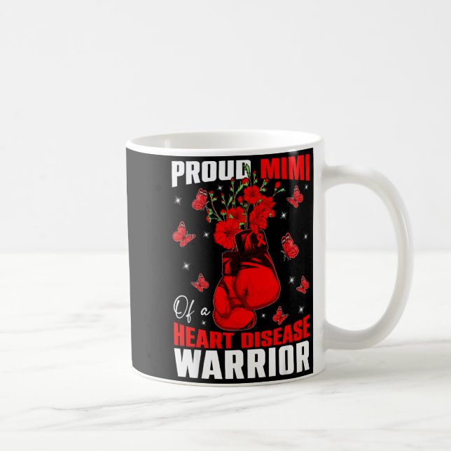 Mug Mimi Of A Heart Warrior Heart Disease Awareness Bo (Droite)
