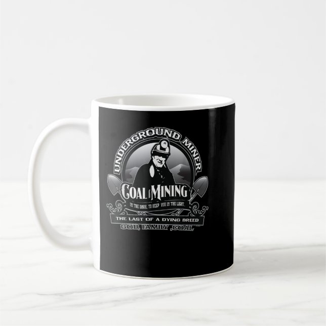 Mug Miner Miner Miner Miner Retraité Dieu Fa (Gauche)