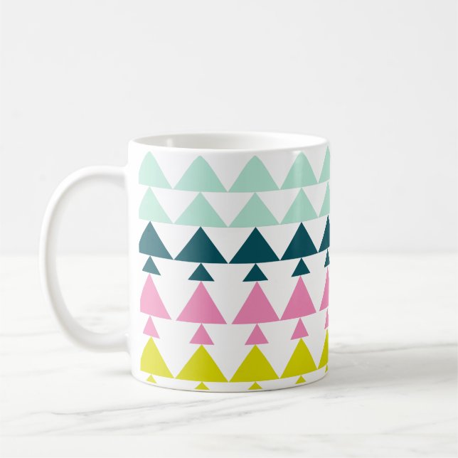 Mug Mini Arbres Art Motif en couleur de vacances brill (Gauche)