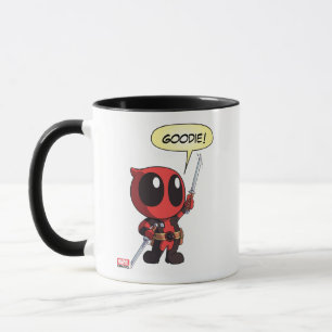 Mug Mini Deadpool Avec Deux Épées
