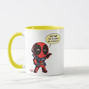 Mug Mini Deadpool en armure