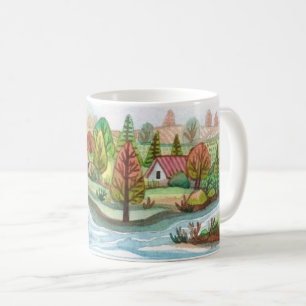 Mug Mini Island Cottage Lakescape