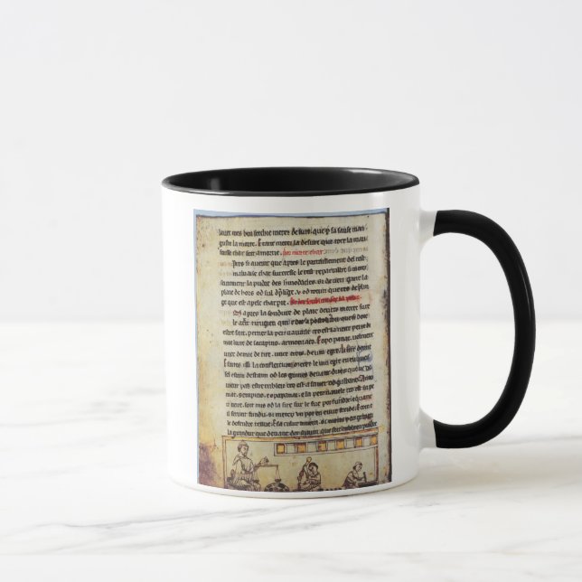 Mug Miniature anglaise, "Medica", illustrant un apoth (Droite)