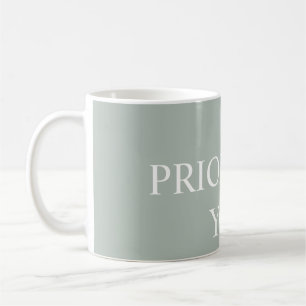 Mug Minimal Prioriser Vous Citez Couleur de Cendre
