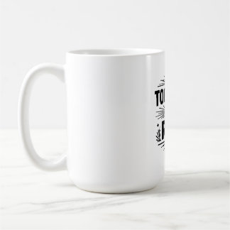 Mug Minimalist Typography Design – "TOGETHER WE RISE"