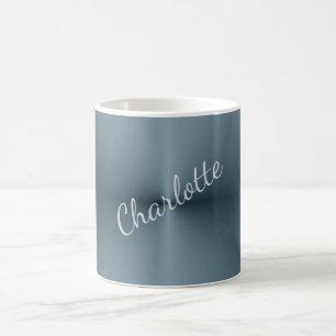 Mug Minimaliste Élégant Classique Nom Professionnel