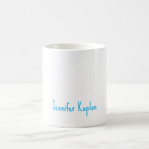 Mug Minimaliste Élégant Professionnel Écriture Manuscr