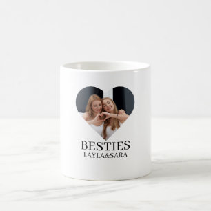 Mug Minimaliste moderne chic Best Friends BFF tonalité