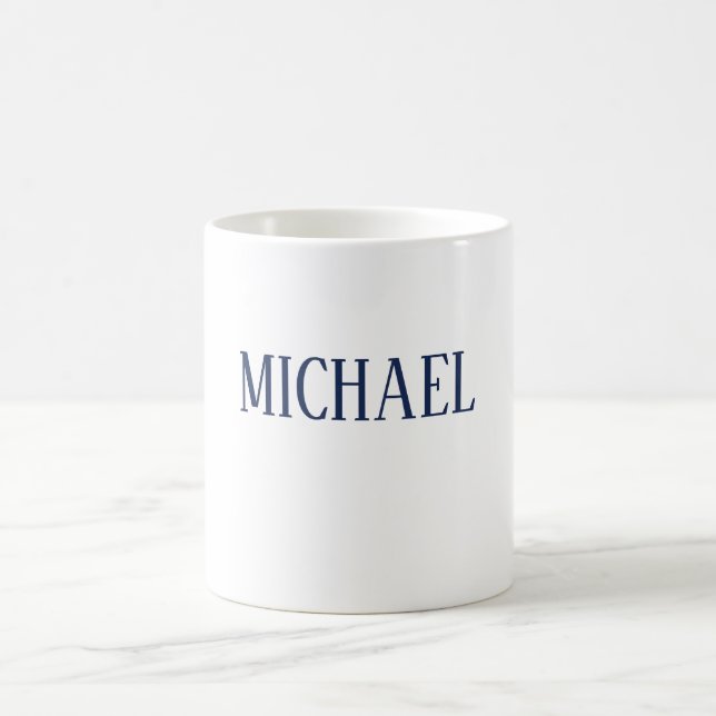 Mug Minimaliste Professionnel Moderne Élégant (Centre)