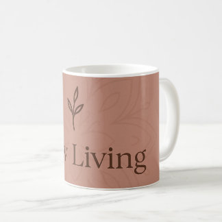 Mug Minimaliste "Slow Living"