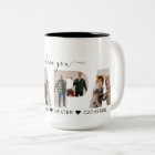 Minimaliste We Love You PAPA Photo Collage