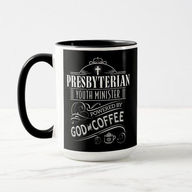Mug Ministre presbytérien de la jeunesse actionné par (Gauche)