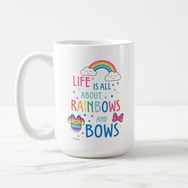 Mug Minnie | Arcs-en-ciel et vaches (Gauche)