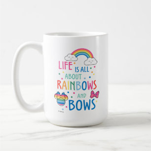 Mug Minnie Mouse Arcs-en-ciel et Rubans
