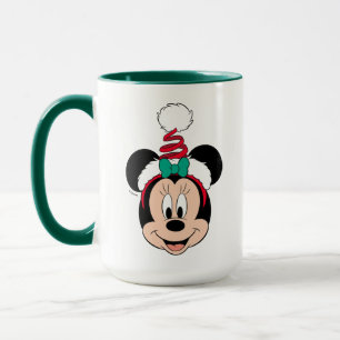 Mug Minnie Mouse   Casquette de Noël mignon