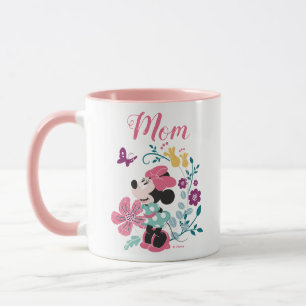 Mug Minnie Mouse & Fleurs - Bonne Fête des Mères